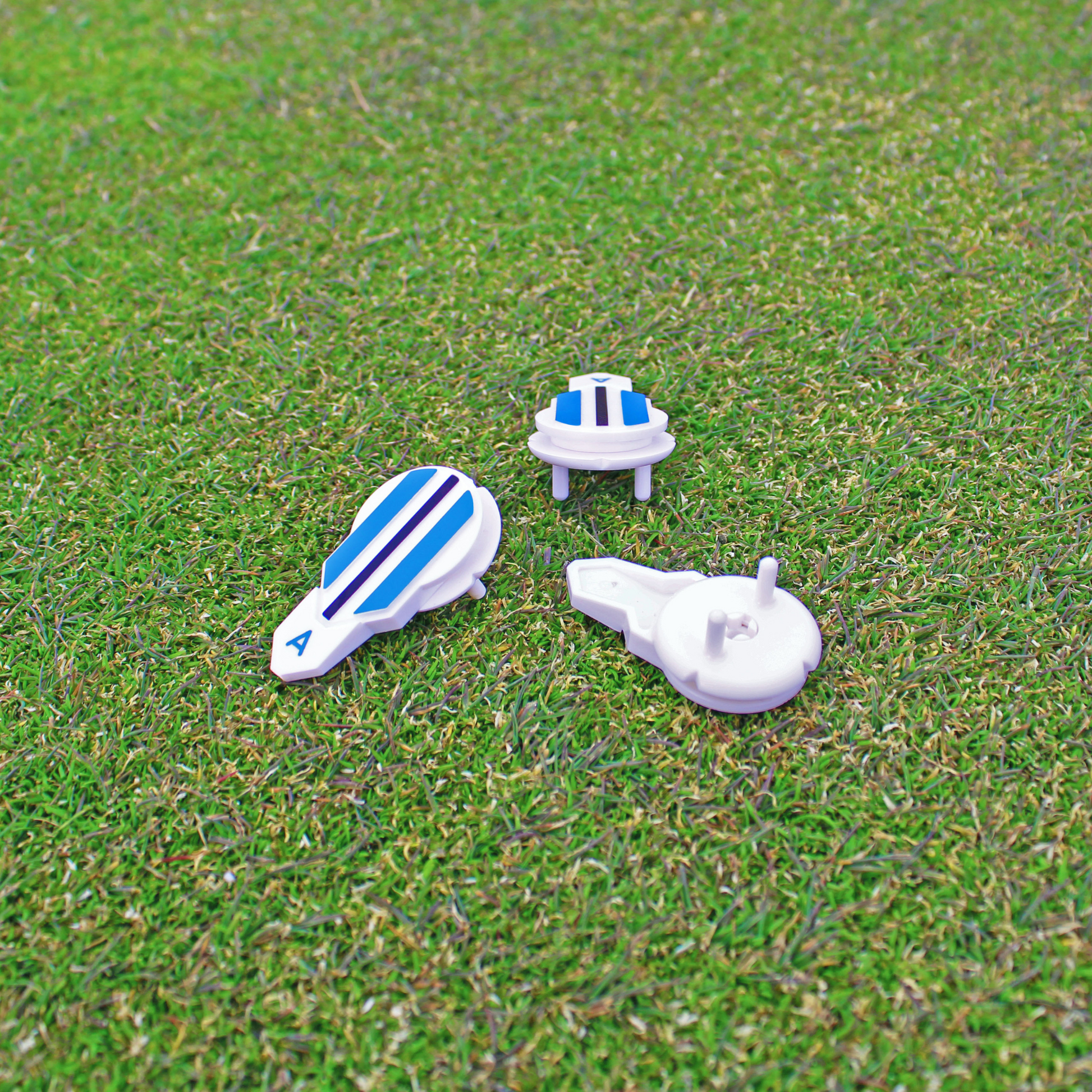 2 x Putting Alignment Tool and Golf Ball Marker Bundle